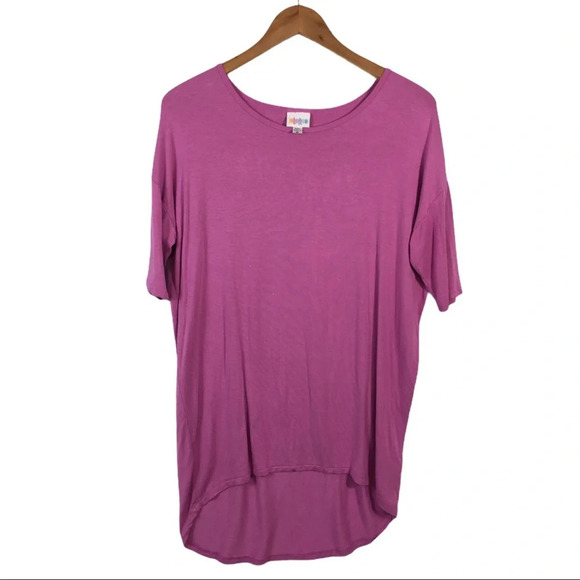 WS744 LulaRoe Oversized Slub T Shirt Blouse XS - Picture 1 of 3